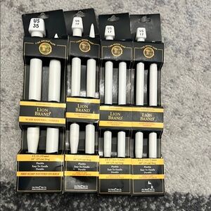Lion Brand White Knitting Needles